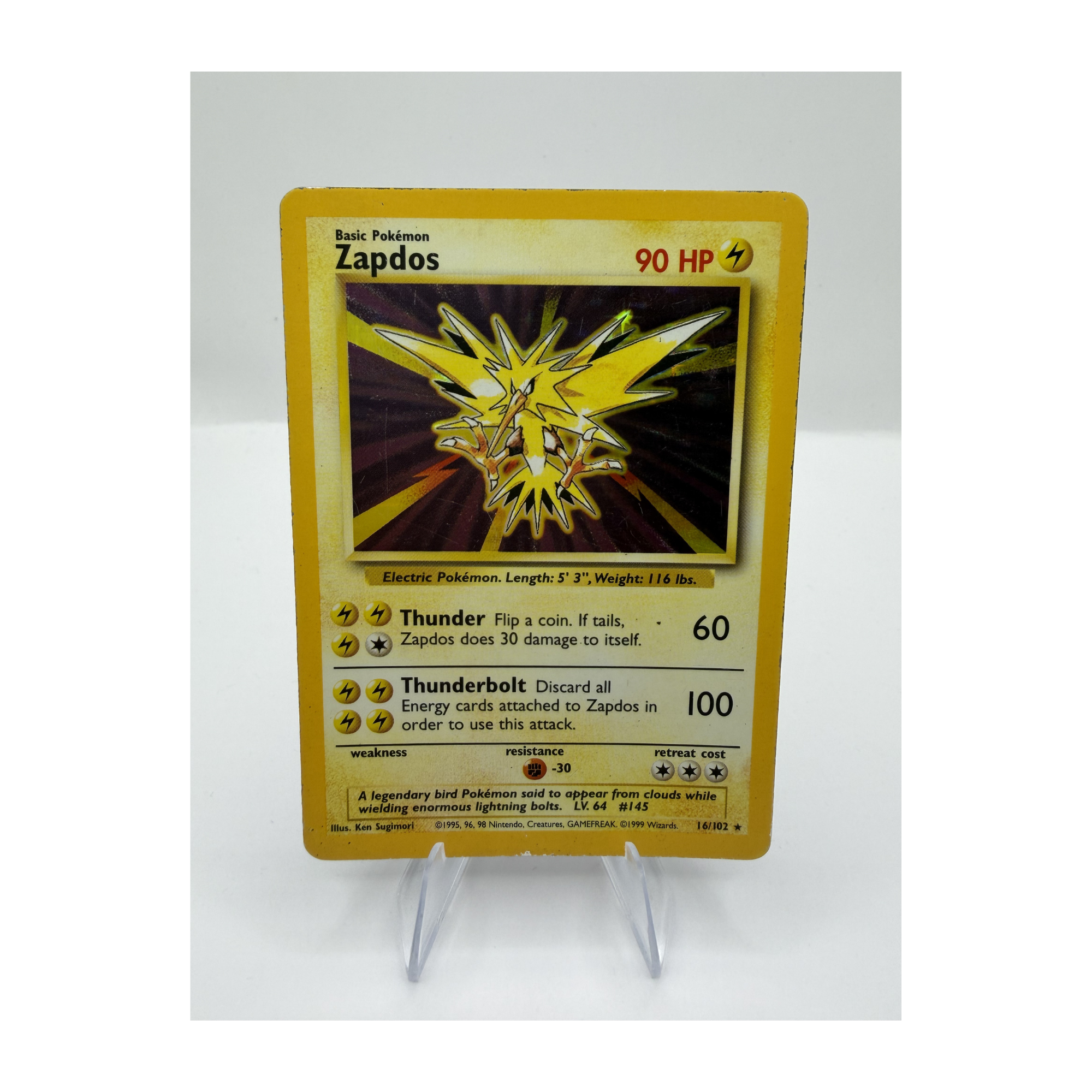 Zapdos #16 Base Set