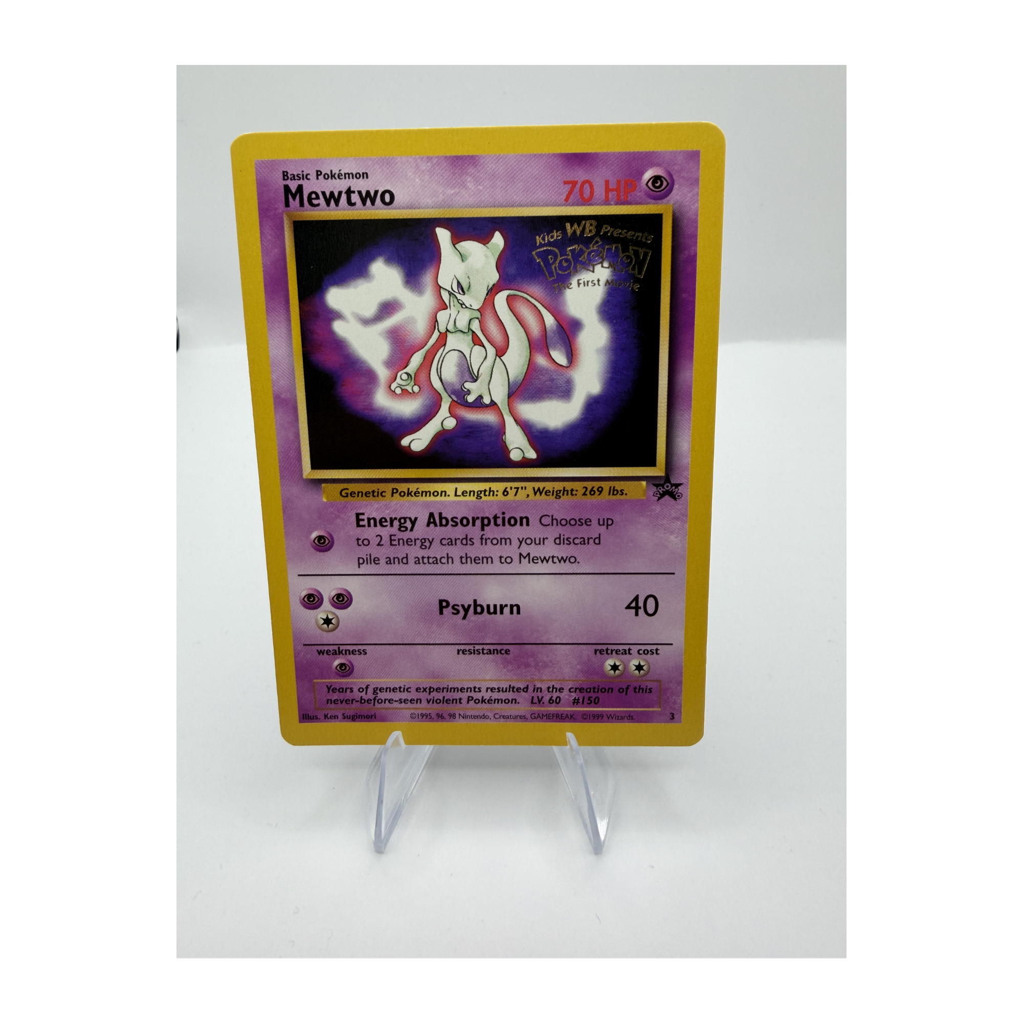 Mewtwo Black Star Promo #3