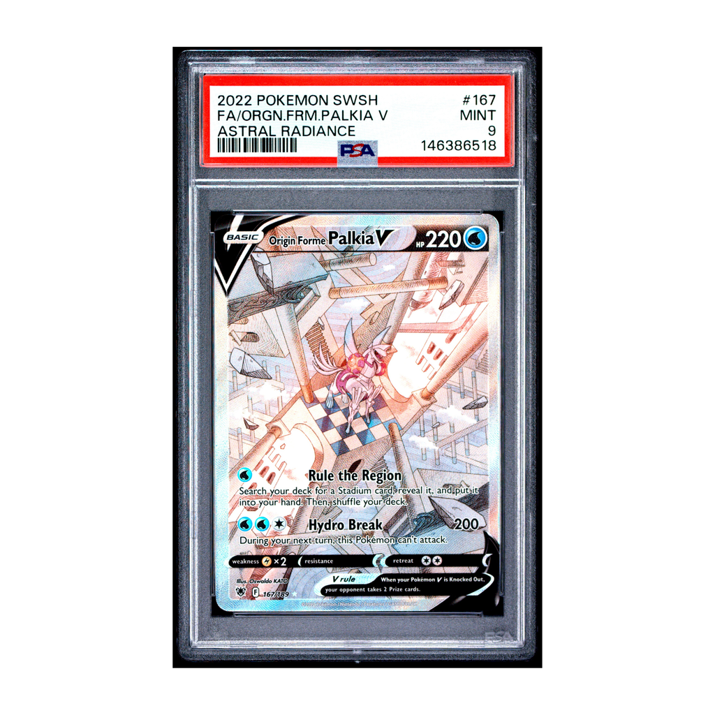 Origin Forme Palkia V #167 Astral Radiance PSA 9