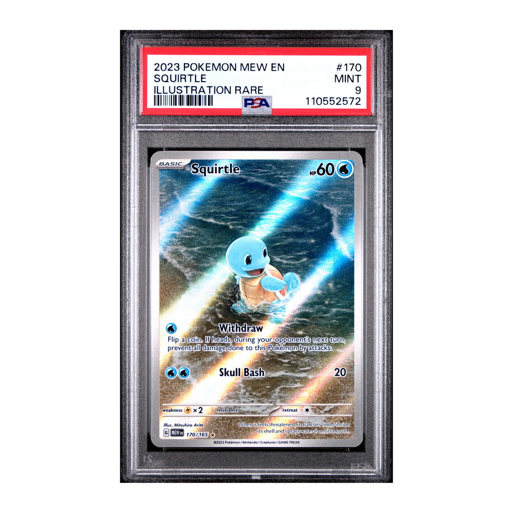 Squirtle #170 151 PSA 9