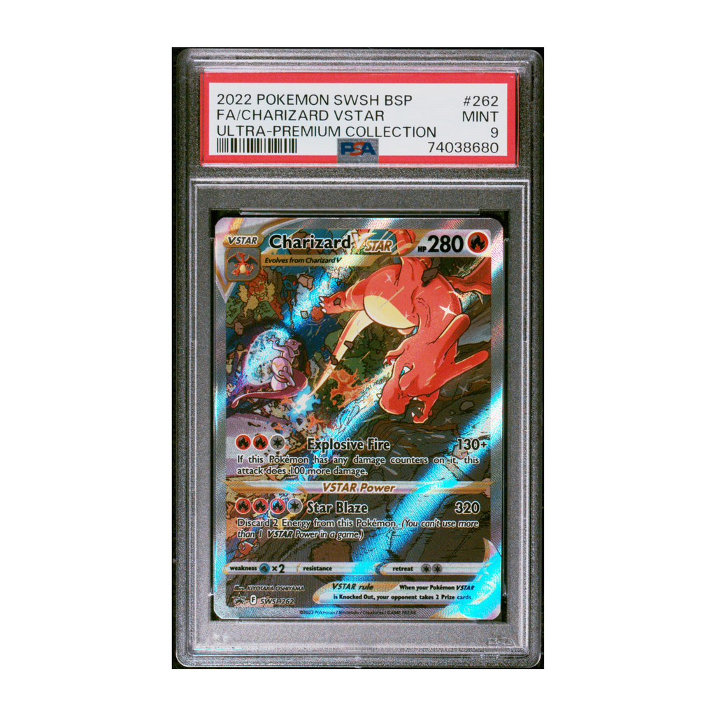 Charizard Vstar Black Star Promo #262 PSA 9