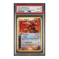 Team Magma's Aggron Magma vs Aqua Reverse Foil #7 PSA 8