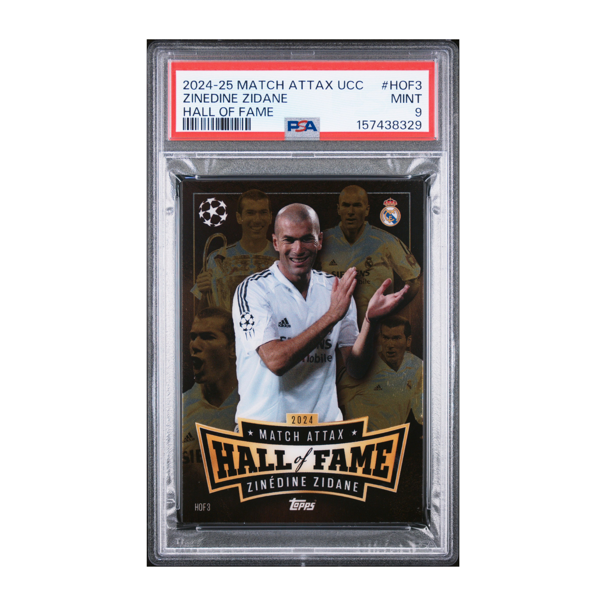 Zinedine Zidane #HOF3 2024-25 Match Attax