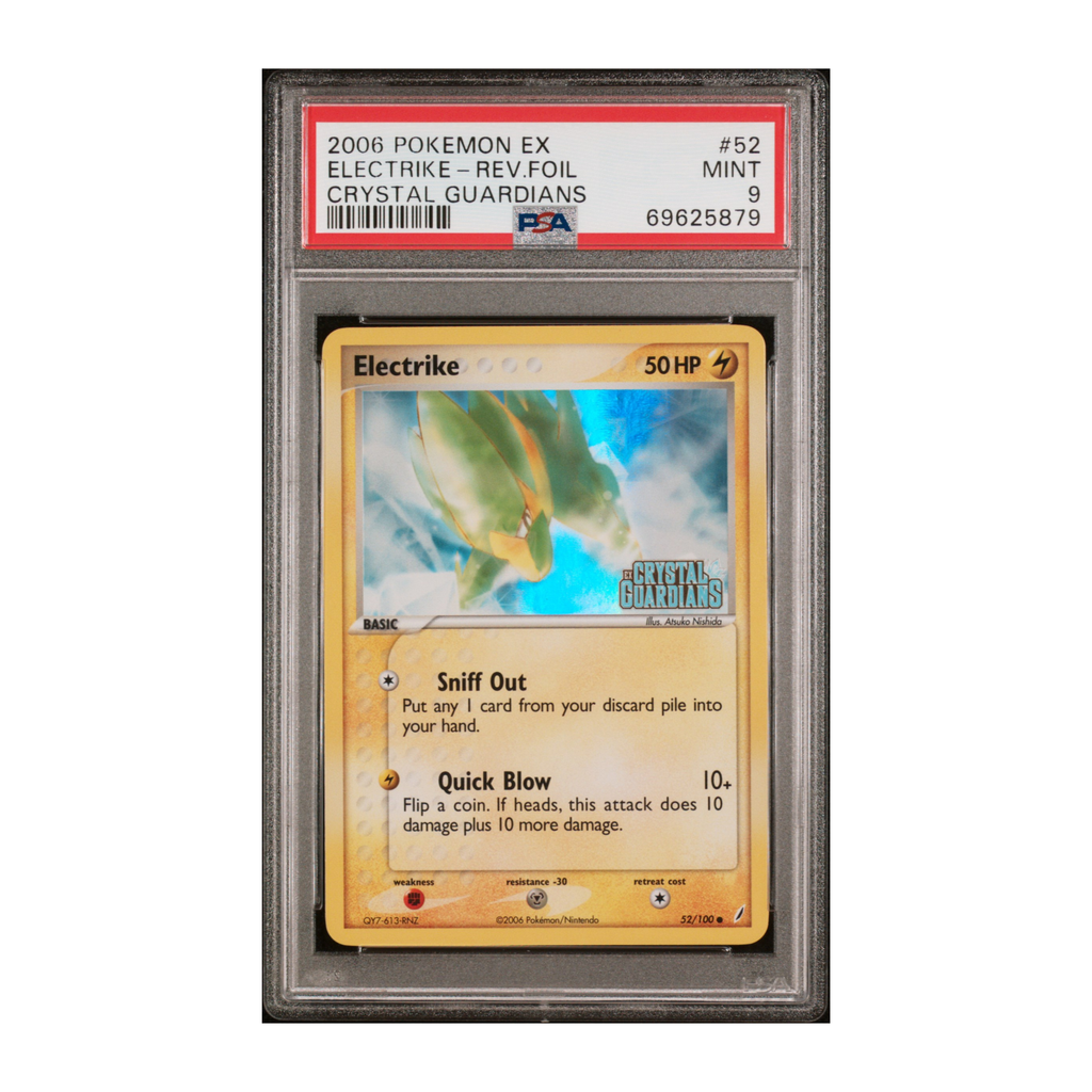 Electricke #52 Crystal Guardians Reverse Holo PSA 9