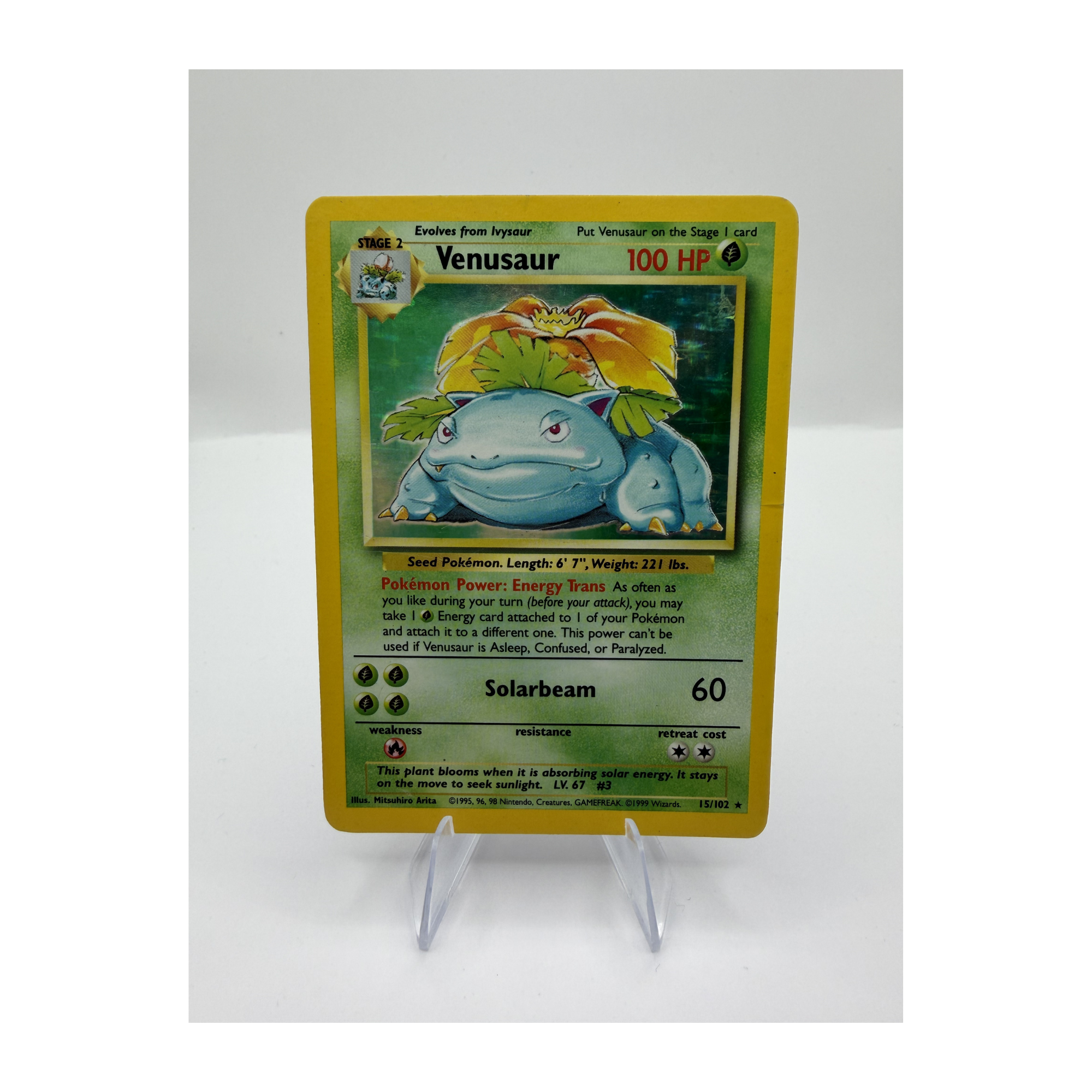 Venusaur #15 Base set