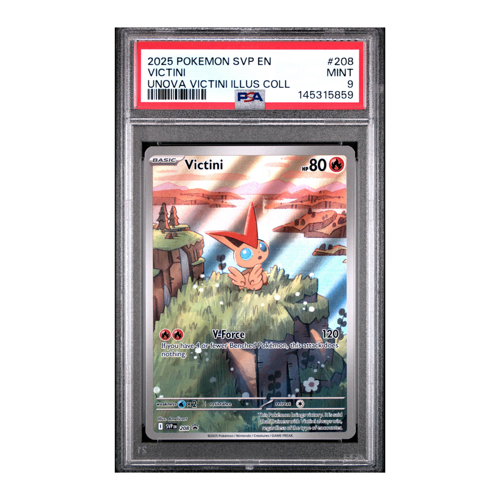 Victini Black star Promo #208 PSA 9