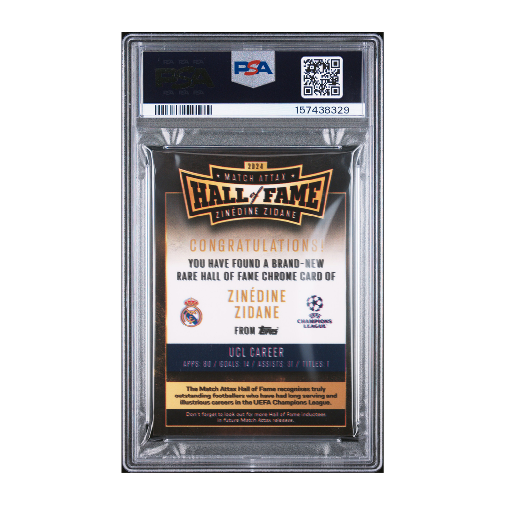 Zinedine Zidane #HOF3 2024-25 Match Attax