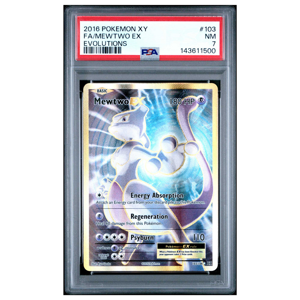 Mewtwo XY Evolutions 103 PSA 7